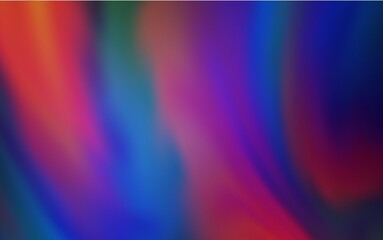 Light Blue, Red vector blurred bright template.