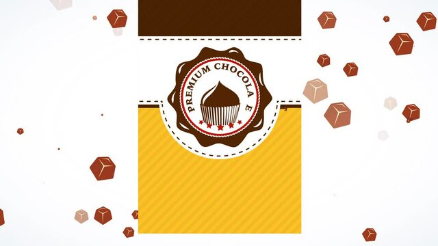 fancy cocoa cupcake package crafted with trinity unique layers with sparkling garnish illustration sharing delicious look