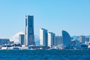 Obraz premium (神奈川県ｰ都市風景)横浜ベイエリア風景２
