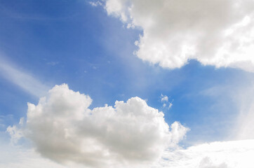 blue sky with clouds