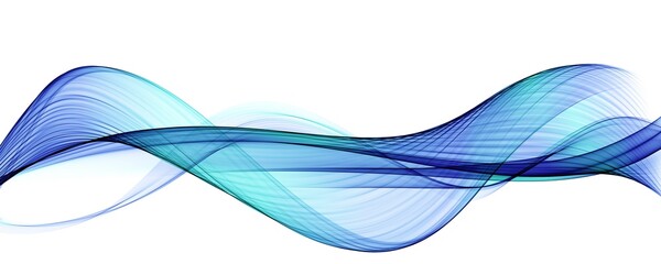 Color light blue abstract waves design
