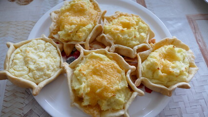 the view from the top pies with potatoes
