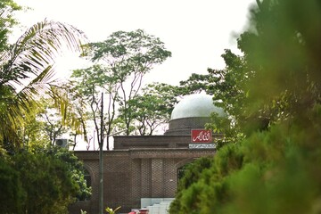 Mosque surrounded by  nature