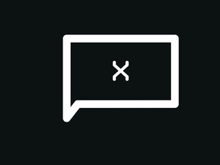 Capital letter X vector image