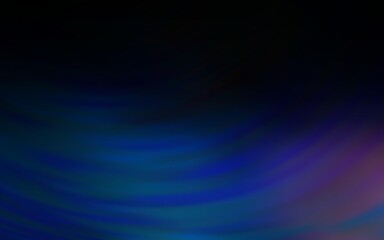 Fototapeta premium Dark BLUE vector abstract blurred background.