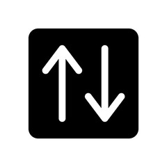 download and upload icon vector template