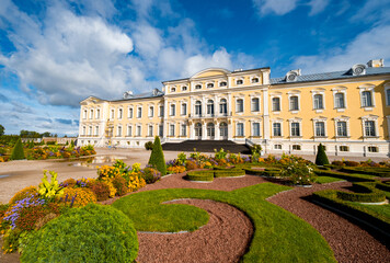 Obraz premium Rundale Palance is a major baroque palaces built for the Dukes of Courland