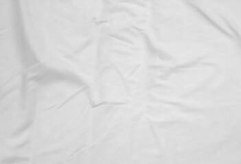 Crumpled light grey fabric background. abstract background.