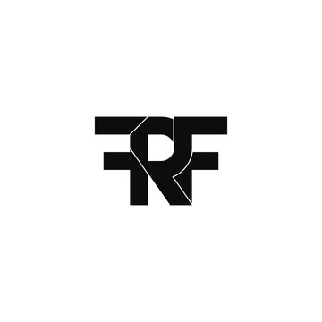 frf letter original monogram logo design
