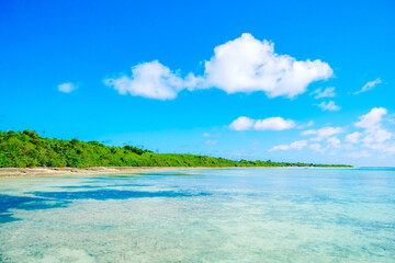 西桟橋ビーチ (竹富島・沖縄県)