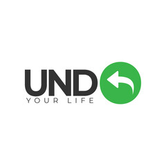 undo your life motivation quote with undo icon