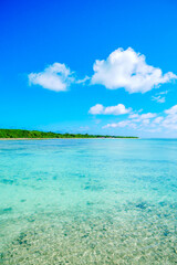 Obraz premium 西桟橋ビーチ (竹富島・沖縄県)