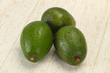 Ripe green dietary avocado - superfood