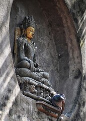 old statue of buddha