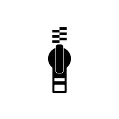 Zipper icon isolated on white background
