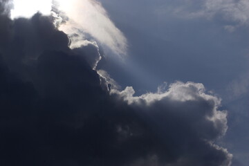 Fototapeta na wymiar 夏の空の綺麗な積乱雲