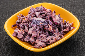 Cole slaw salad with cabbage