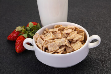 Wheat flakes for breakfast