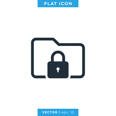 Folder icon vector design template