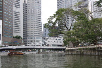 Obraz premium Views from Marina Bay Singapore.