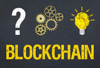 Obraz premium Blockchain