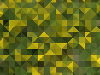 Multi-colored rectangular pixel background. The texture consisting of multi-colored triangles.