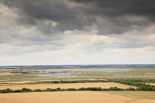 landscape image of the costline in essex