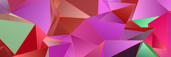 Obraz premium Abstract Low-Poly background. triangulated texture. Design 3d. Polygonal geometrical pattern. Triangular modern style