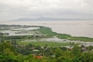 Overview of Rizal province in daytime in Baras, Rizal, Philippines