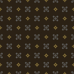 Dark Holiday Background Seamless Pattern Minimal Design Vector