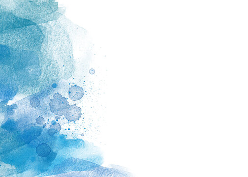 abstract watercolor backround  on white background