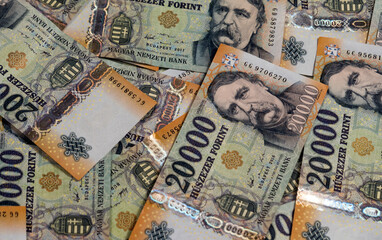 Forint a  bills banknote