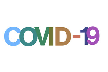 Buntes Banner zu COVID-19 Pandemie