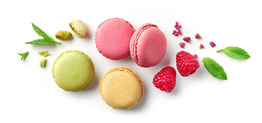 composition of various macaroons