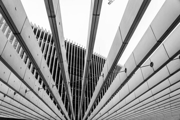 black and white abstract