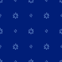 Seamless vector background wallpaper cute stars pattern for fabric or textile print