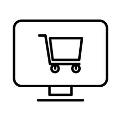 Online shop icon
