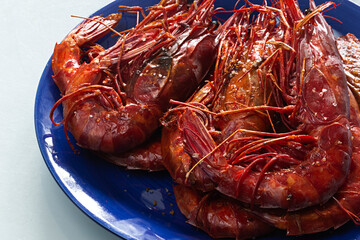 Carabineros a la plancha.
