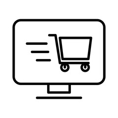 Online shop icon