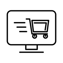 Online shop icon