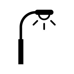 Street lighting icon