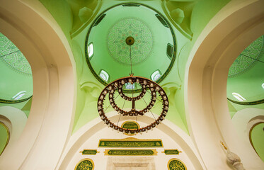 Quba Mosque, the first mosque build by prophet Muhammad in Medina, Saudi Arabia. A Historical and...