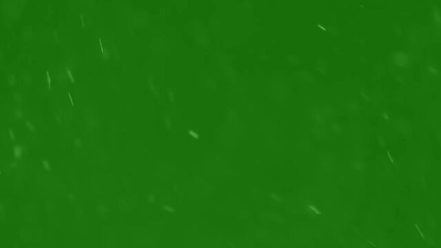 Dust Stock Video In Green Screen.