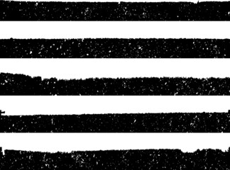 Grunge Paint Roller . Vector brush Stroke . Distressed banner . Black stripes isolated. paintbrush collection . Modern Textured shape . Dry border in Black . Bulge lines