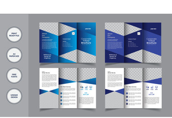 Professional Corporate Tri Fold Brochure