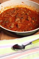 Chicken gizzard stew