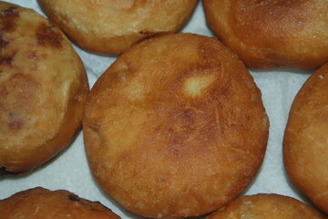 Homemade tasty potato bread rolls bun