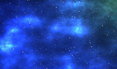 Obraz premium Spacescape illustration graphic design background