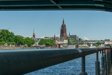 view of the frankfurt cathedral