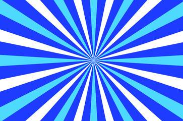 retro rays blue background